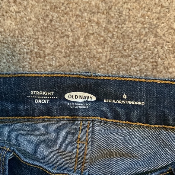 Old Navy Straight Leg Jeans, size 4 - Picture 2 of 6
